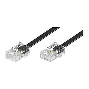 goobay RJ-45 (kurz) ISDN-Kabel 6,0 m schwarz, 1 St.