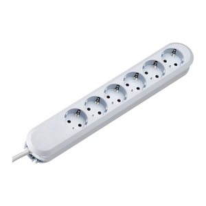 BACHMANN SMART 6-fach Steckdosenleiste 3,0 m weiß