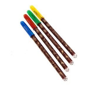 BlueSky Harry Potter Gelschreiber-Set schwarz, Schreibfarbe: farbsortiert, 4 St.
