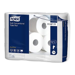 TORK Toilettenpapier Soft T4 Premium 2-lagig, 54 Rollen