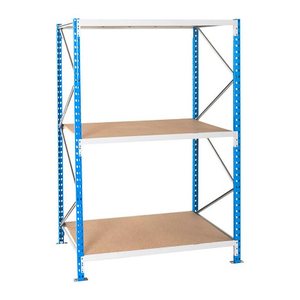 Manorga Schwerlast-Weitspannregal EPSIVOL ZR2020603F4D blau, braun 200,0 x 60,0 x 200,0 cm