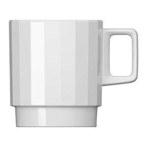 BAUSCHER Kaffeetassen EDGE weiß 0,30 l, 6 St.