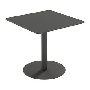 meet powered by PAPERFLOW CROSS Bistrotisch quadratisch HPL-Platte schwarz 80,0 x 80,0 x 75,0 cm, 1 St.