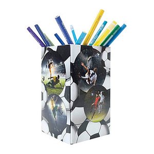 HERMA Stiftehalter Fußball Karton 8,0 x 8,0 x 13,5 cm