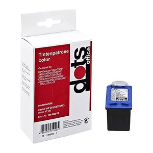 dots  color Druckerpatrone kompatibel zu HP 28 (C8728AE)