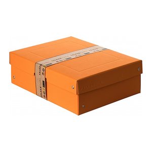 FALKEN PURE Aufbewahrungsbox 1250 Blatt pastellorange 24,0 x 32,0 x 10,0 cm, 1 St.