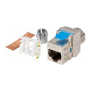 LANBERG Keystone Modul RJ45->LSA CAT.8.1 FTP 180°werkzeuglos