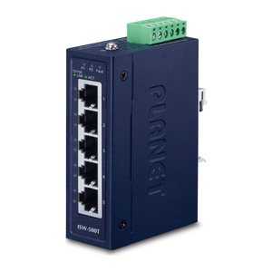PLANET Industrial 5-Port 10/100TX Compact Ethernet Switch