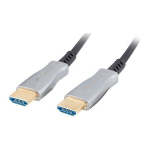 LANBERG HDMI M/M V2.0 Kabel 30m 4K optisch AOC schwarz