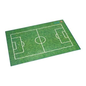 Läufer Schreibtischunterlage Fußballfeld grün Kunststoff 53,0 x 40,0 cm, 1 St.