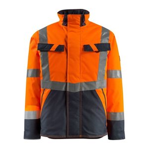 MASCOT® unisex Warnjacke Penrith orange, schwarzblau Größe XL