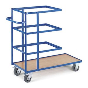 Rollcart Kommissionierwagen 08-7710 blau 47,0 x 104,0/63,0 x 106,0 cm