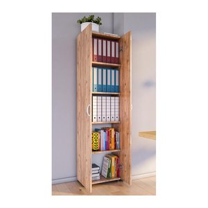 VCM my office Aktenschrank Ulas, 918435 eiche 4 Fachböden 49,0 x 34,0 x 178,0 cm