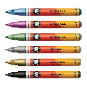MOLOTOW One4All Acrylstifte farbsortiert 2,0 mm, 6 St.