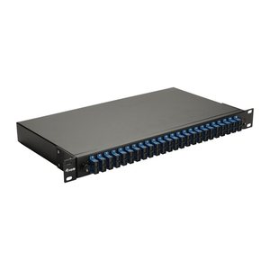 Equip LWL-Spleißkasten 24-Port SC-Duplex OS2 1U komplett sw
