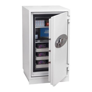 phoenix Tresor DATA COMMANDER mit Feuerschutz signalweiß 69,0 x 72,0 x 116,0 cm