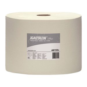 KATRIN Putztuchrollen XL 2-lagig weiß, 2 Rollen