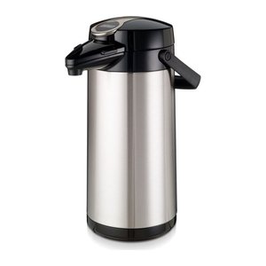 BRAVILOR BONAMAT Isolierkanne Airpot Furento schwarz, silber 2,2 l, 1 St.
