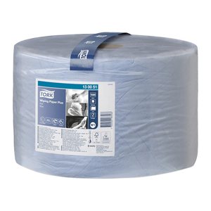 TORK Putztuchrolle Advanced 420 2-lagig blau, 1.500 Blätter, 1 Rolle
