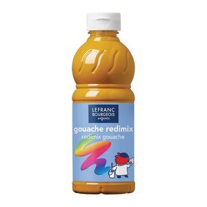 LEFRANC BOURGEOIS Gouache Liquide Redimix Temperafarbe gelb 500,0 ml