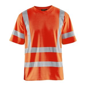 BLAKLÄDER® unisex Warnschutz Shirt 3380 orange Größe 4XL, 1 St.
