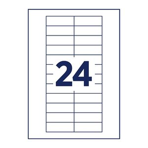AVERY Zweckform Namensetiketten weiß 64,0 x 22,0 mm, 10 Blatt