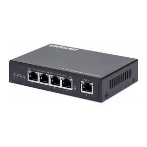 INTELLINET 4-Port Gigabit Ultra PoE-Extender 90W um 100m