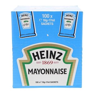 HEINZ MAYONNAISE  100x 17,0 ml, 100 St.