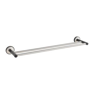 WENKO Handtuchhalter Duo Udine silber, 1 St.