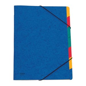 DONAU Ordnungsmappe 7 Fächer blau, 1 St.