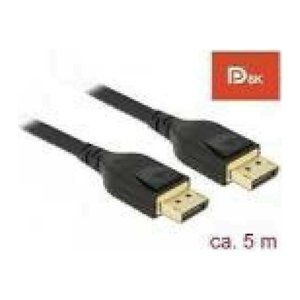 DeLOCK DisplayPort Kabel 5,0 m schwarz, 1 St.