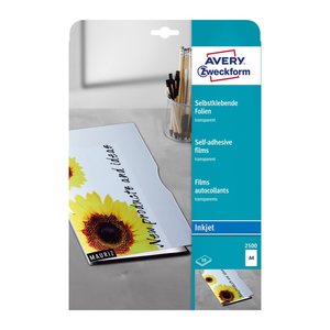 AVERY Zweckform InkJetfolien 2500 klar, 10 St.