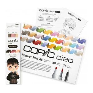 COPIC® Ciao Warm Palette Starter Layoutmarker-Set farbsortiert 1,0 + 6,0 mm, 1 Set