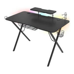 Genesis Gaming Tisch HOLM 300 RGB schwarz (120cm x 75cm)