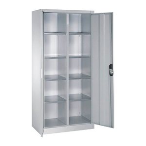 CP Stahlschrank 8921-311 S10192 lichtgrau 4 Fachböden 93,0 x 50,0 x 195,0 cm, aufgebaut, 1 St.
