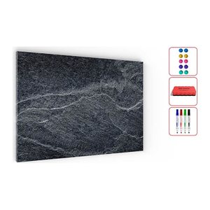 ALLboards Magnettafel 90,0 x 60,0 cm Dark Stone