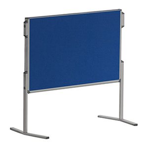 FRANKEN Moderationswand PRO klappbar 120,0 x 150,0 cm blau