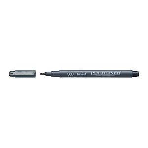 Pentel Pointliner Calligraphy S20P-C30A Fineliner schwarz 3,0 mm, 1 St.