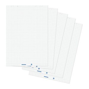 FRANKEN Flipchart-Papier kariert 68,0 x 99,0 cm, 20 Blatt, 5 St.