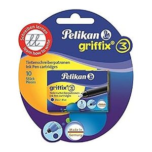 Pelikan griffix®3 Tintenrollerminen königsblau 10 St.