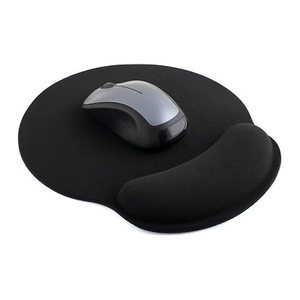 pavo Mousepad mit Handgelenkauflage schwarz