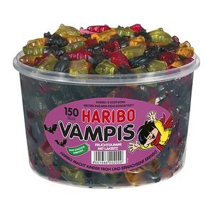 HARIBO Vampire Fruchtgummi 150 St./1,2 kg, 150 St.