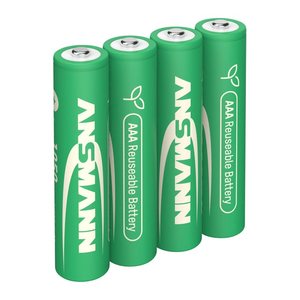 ANSMANN Akkus Typ 1050 Ni-MH Micro AAA 1.000 mAh, 4 St.
