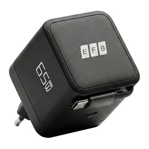 EFB Ladegerät 65W 1xUSB-C PD3.0 GaN QC3.0