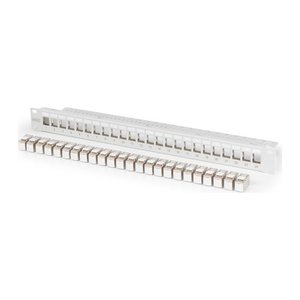 DIGITUS Patchpanel 1HE 24xCat6A Keystone Module geschirmt gr