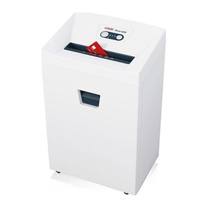 HSM Pure 420 Aktenvernichter mit Streifenschnitt P-2, 5,8 mm, bis 24 Blatt, weiß