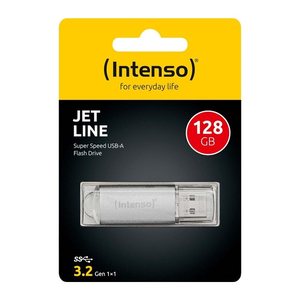 Intenso USB-Stick Jet Line silber 128 GB, 1 St.