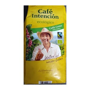 Café Intención ecológico Café Crema Bio-Kaffeebohnen, Arabicabohnen kräftig, 1 kg