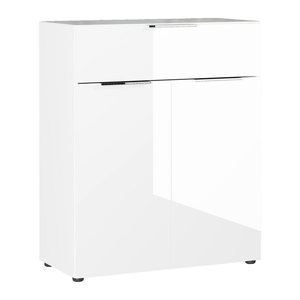 GERMANIA Kommode Oakland, 3696-84 weiß 83,0 x 42,0 x 102,0 cm, 1 St.