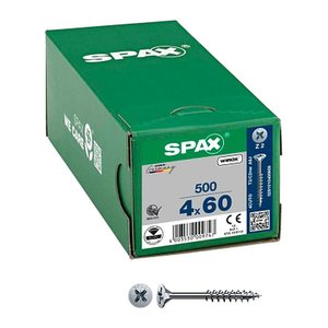 SPAX® Universalschrauben Z2 Senkkopf WIROX 0291010400605 4 mm x 60 mm, 500 St.